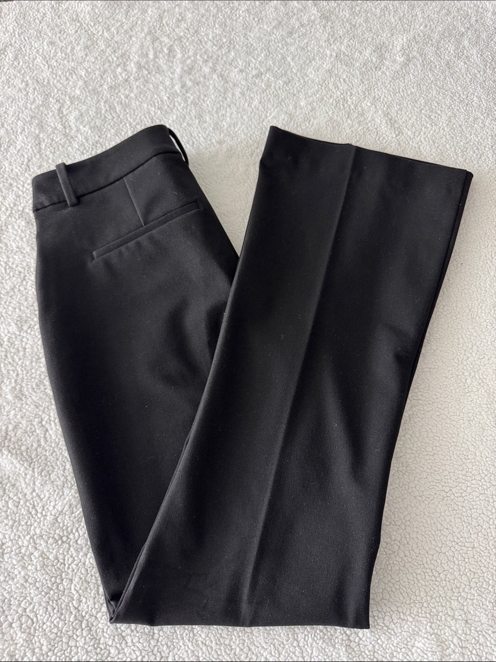 Womens Black Boot- Cut Dress Pants